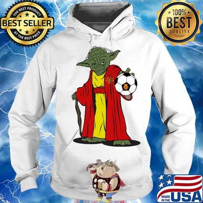 Star wars yoda manchester united football s Hoodie