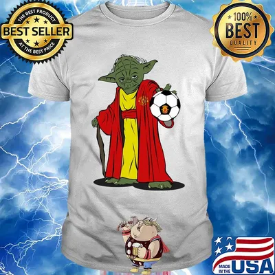 Star wars yoda manchester united football shirt