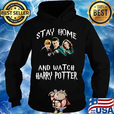 Stay home and watch harry potter characters s Hoodie