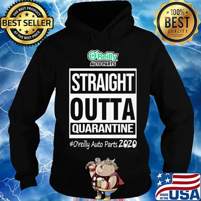 Straight outta quarantine o'reilly auto parts 2020 mask s Hoodie