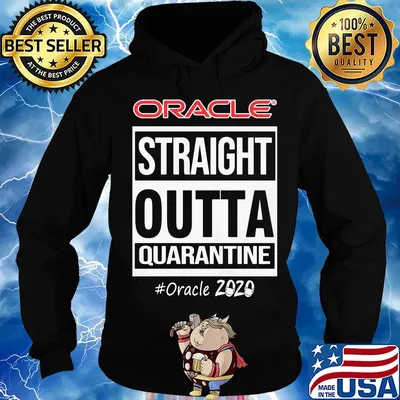 Straight outta quarantine oracle 2020 mask s Hoodie
