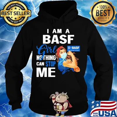 Strong woman mask i am a basf girl nothing can stop me s Hoodie