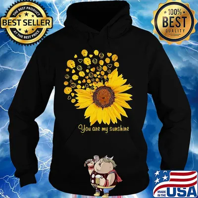 Sunflower dogs you are my sunshine s Hoodie