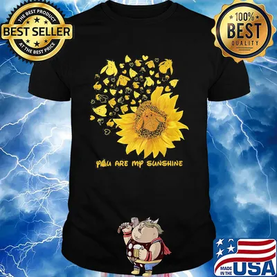 Sunflower eeyore donkey you are my sunshine shirt