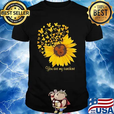 Sunflower mickey mouse you are my sunshine shirt
