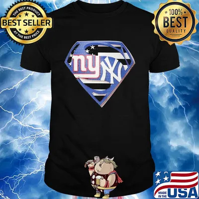 Superhero new york giants diamond american flag shirt