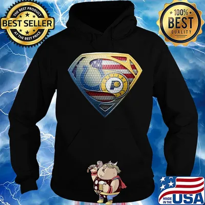 Superman boise state and indiana pacers american flag independence day s Hoodie