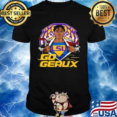 Superman LSU tigers go geaux shirt