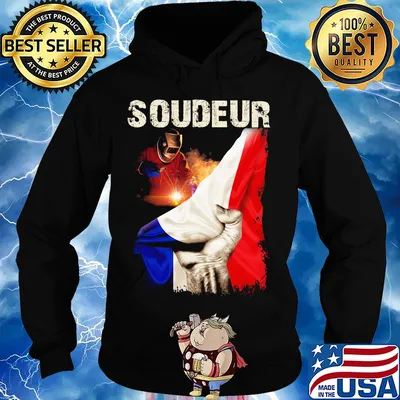 Superman Soudeur France Flag Shirt Hoodie