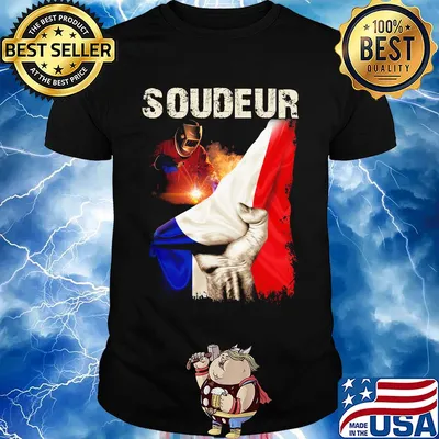 Superman Soudeur France Flag Shirt