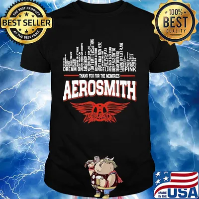 Thank you for the memories aerosmith shirt