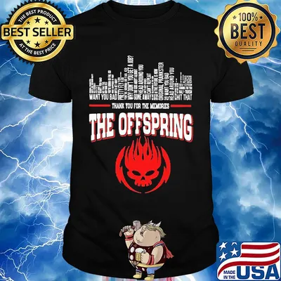 Thank you for the memories the offspring conspiracy of one shirt