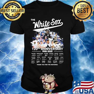 The chicago white sox 120th anniversary 1900 2020 thank you for the memories signatures shirt