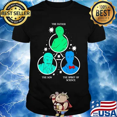 The father the son the spit of science shirt