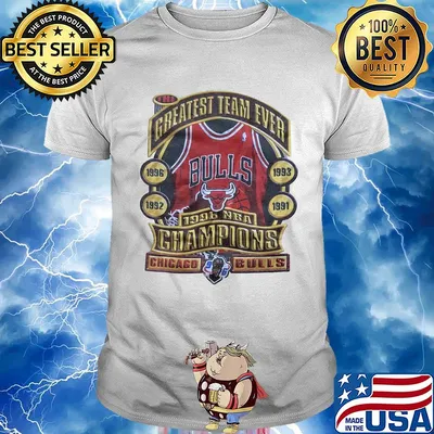 The greatest team ever 1996 nba champions chicago bulls shirt