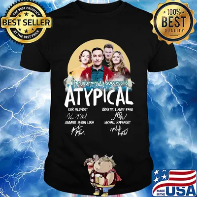 The journey to success is atypical signatures shirt