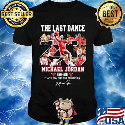 The last dance Michael Jordan 1984 1998 thank you for the memories basketball signature shirt