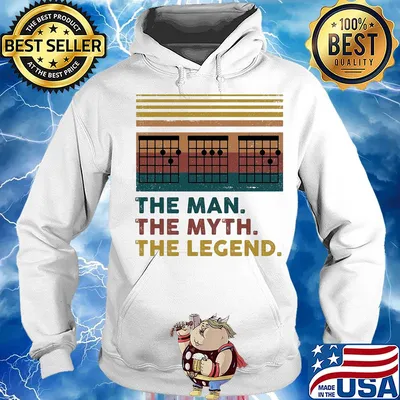 The man the myth the legend vintage s Hoodie