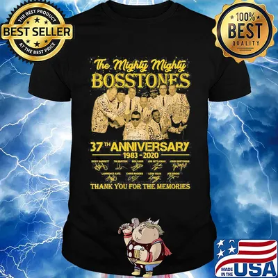 The mighty mighty bosstones 37th anniversary 1983 2020 thank you for the memories signatures shirt