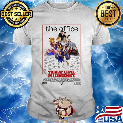 The office threat level midnight episode signatures porter's shirt