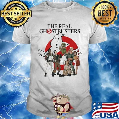 The real ghostbusters animated tv series logo shirt