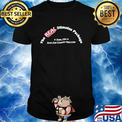 The real stimulus package elma USA save our country first.com shirt