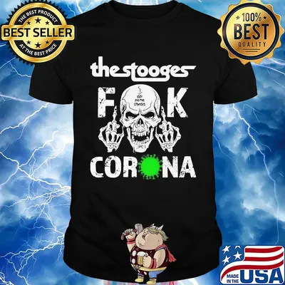 The stooges skull fuck coronavirus shirt