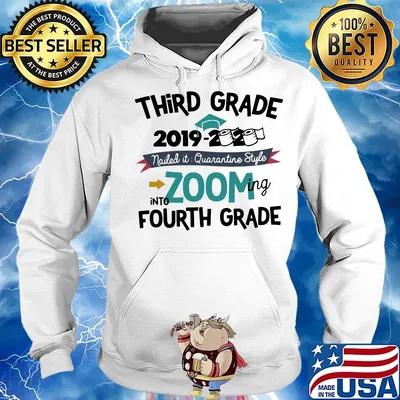 Third grade 2019 2020 toilet paper nailed it quarantine style into zooming kindergarten s Hoodie