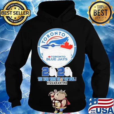 Toronto blue jays mask 2020 the year when shit got real quarantine toilet paper s Hoodie