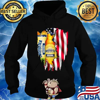 True Iced tea taste Twisted tea hard iced tea original American flag s Hoodie