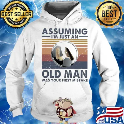 United association assuming I'm just an old lady was your first mistake vintage s Hoodie