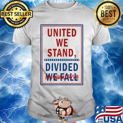United we stand divided we fall shirt