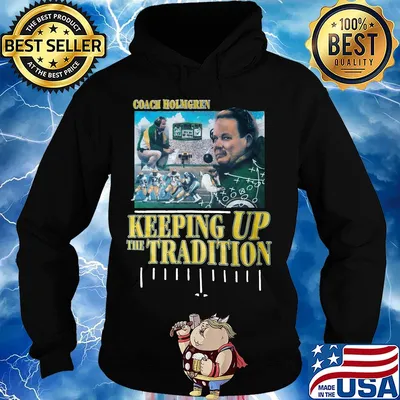 Vintage 90s Green Bay Packers coach holmgren keeping up the tradition s Hoodie