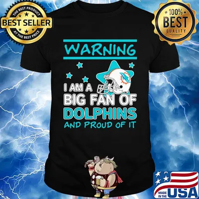 Warning I am a big fan of miami dolphins and proud of it stars shirt