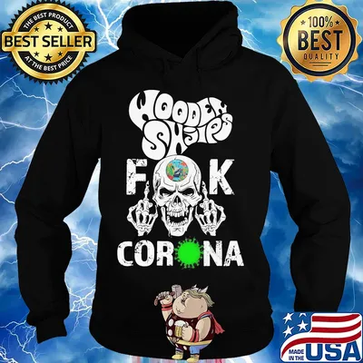Wooden shjips skull fuck coronavirus s Hoodie