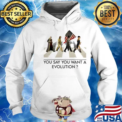 You say you want a revolution american flag independence day s Hoodie