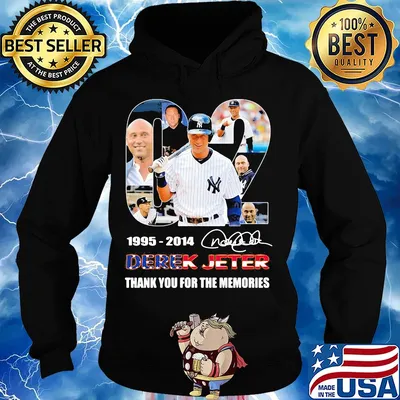 02 1995 2014 derek jeter thank you for the memories signature s Hoodie