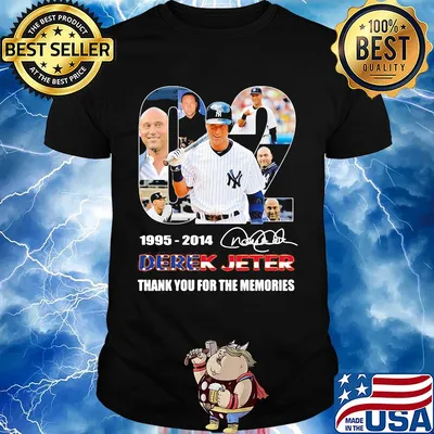 02 1995 2014 derek jeter thank you for the memories signature shirt