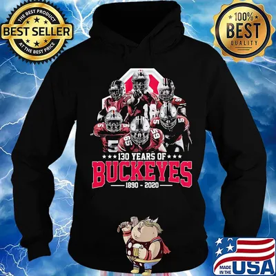 130 years of ohio state buckeyes football 1890 2020 stars s Hoodie