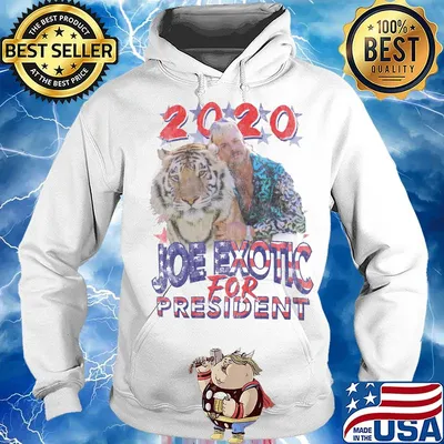 2020 tiger king joe exotic for president america 4th of july independence day s Hoodie