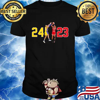 24 kobe bryant 23 michael jordan basketball shirt
