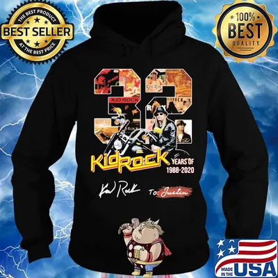 32 years of 1988 2020 kid rock signature s Hoodie
