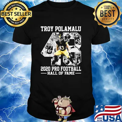 43 troy polamalu 2020 pro football hall of fame shirt