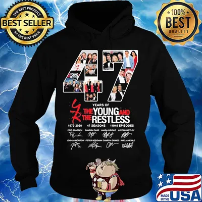 47 years of the young and the restless tv show 1973 2020 47 seasons 11949 episodes signatures s Hoodie