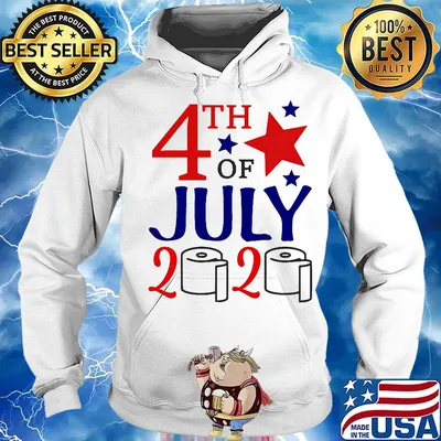 4th of july 2020 toilet paper stars independence day s Hoodie