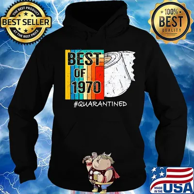 50Th Birthday best of 1970 quarantined s Hoodie