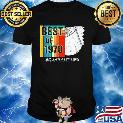 50Th Birthday best of 1970 quarantined shirt