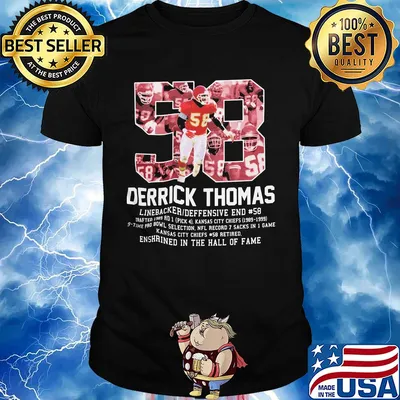 58 derrick thomas kansas city football linebacker jersey shirt