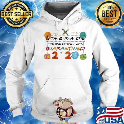 8th grade the one where i was quarantined 2020 mask s Hoodie