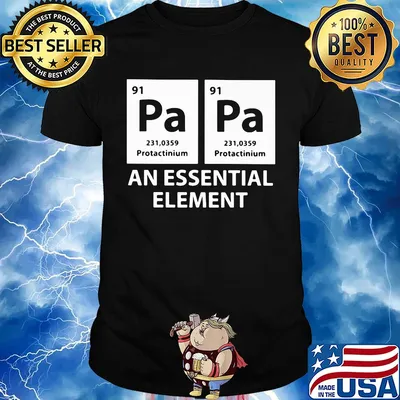 91 pa protactinium an essential element shirt